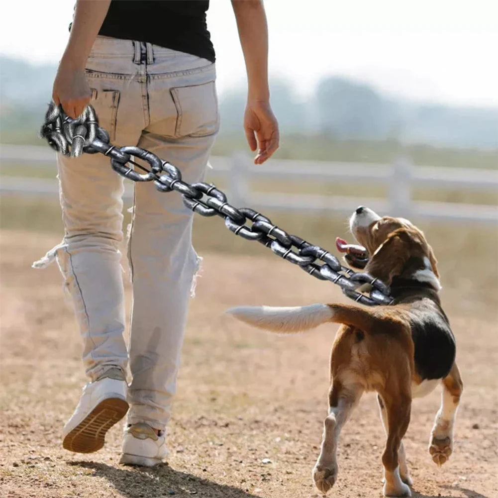 1.5M Funny Plastic Chain Dog Pet Leash 